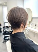 後頭部の丸みが綺麗なショート！