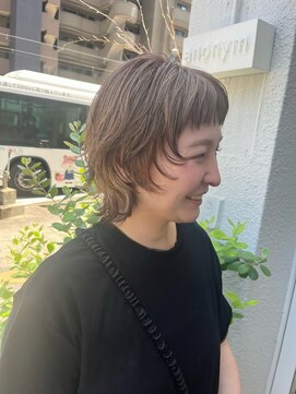 アノニューム(anonym) マレットヘアー