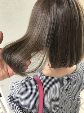 ヘアーデザイン シュシュ(hair design Chou Chou by Yone) ☆chouchou ☆イルミナカラー×透け感ミルクティーアッシュ