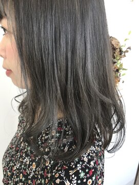 シーン(hair design SCENE) 《scene AYA担当》明るめグレーカラー♪