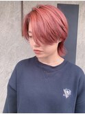 Short×Red Pink