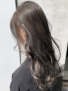 コキャン(COQUIN) グレージュ×グレーインナーロング