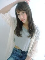 ウィット(wit) 20代、30代/ナチュラルレイヤーマットアッシュ流し前髪