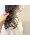 ロングインナーカラーグレージュ【Limb】