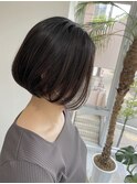 前下がりボブ