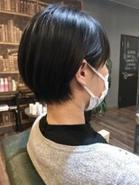 ヘアーデザイン ディードット(Hair design D.)&nbsp;耳かけショートボブ/10代/20代/30代