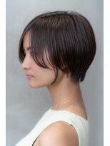 ドットハリス(.Hallis)&nbsp;大人かわいい/小顔ショート/透明感ベージュ/20代30代40代