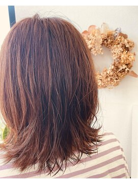 ヘアカラーカフェ 三吉店(HAIR COLOR CAFE) オレンジ系カラー