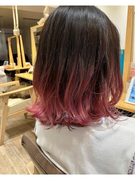 コルテ(Corte) グラデーションカラー×チェリーピンク♪