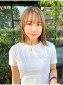 ミルクティベージュ ブリーチ1回