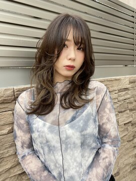 スーリール 姪浜店(Sourire) 大人かわいい外ハネウェーブ【sourire 神田】