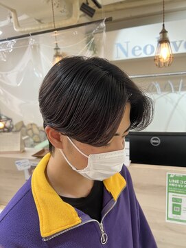 ネオリーブクレア 綱島店(Neolive Krea) センターパート/メンズカット/簡単スタイリング/綱島