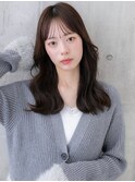 【透け感**】韓国風シースルーbang