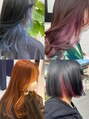 ニコヘアデザイン(nico hair design) インナーカラー人気です♪