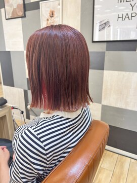 オリーブスバイネオリーブ(Olive's by neolive) 斜めバング/グレージュカラー/デザインカラー/白髪ぼかし/新宿