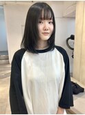 レイヤー 顔周り ハッシュカット 地毛風カラー 吉祥寺 《宮坂》