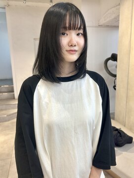 ゼスト パーク(ZEST PARK) レイヤー 顔周り ハッシュカット 地毛風カラー 吉祥寺 《宮坂》