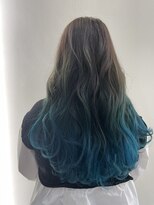 ジンクヘアーセカンド(ZiNK HAIR2nd)&nbsp;ターコイズグラデーション