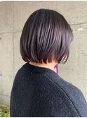 ショートボブ/インナーカラー
