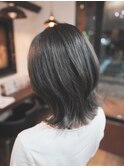#アッシュグレー#グレーカラー#グレージュ#暗髪