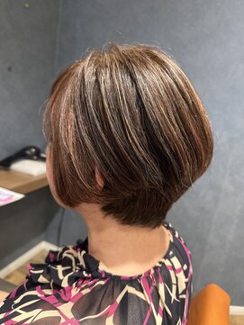 フラッシュ 高蔵寺店 ハーブで白髪ぼかし