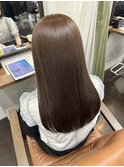 ベージュブラウン × 髪質改善