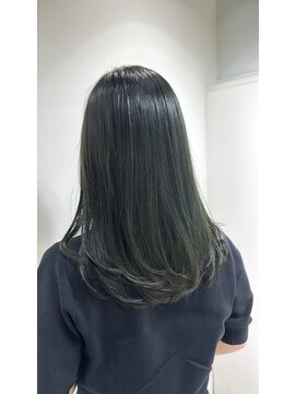 ココノサロン ハナレ(cocono salon HANARE) アッシュオリーブ(ローレイヤー)