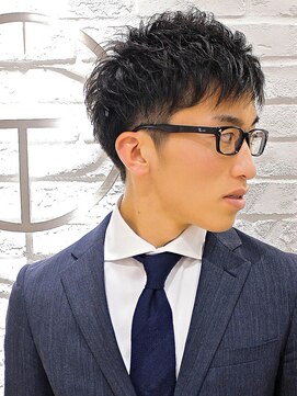 ヘアーアンドグルーミング ヨシザワインク(HAIR&GROOMING YOSHIZAWA Inc.) メンズビジネスツーブロック束間ショート黒髪髪質改善理容室