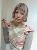 ベージュカラー/ブリーチなしダブルカラー/赤み消し/渋谷/原宿