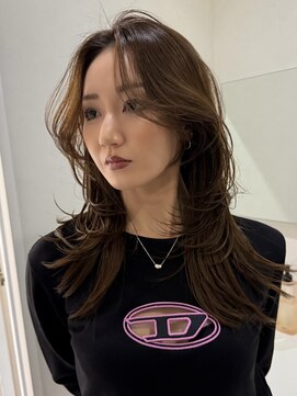 バベル アット フルリール 甲子園口(BABEL at fleurir) グレージュカラーとハイレイヤーカット