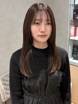 ジルバイジアン(JILL by GIEN)&nbsp;顔まわりレイヤー/艶髪ナチュラルブラウン