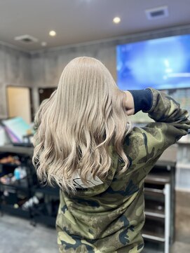 アーサスバイヘッドライト 水戸城南2丁目店(ursus by HEADLIGHT) 【LEN】ホワイトミルクティーブロンド