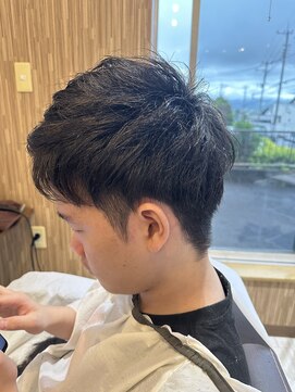 ヘアアンドスパ ベル(Belle) ツーブロック・高校生・学生・さわやか・アップバング