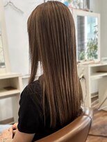 ランデ(RANDE)&nbsp;白髪染め白髪ぼかし大人かわいいミディアムショートボブ40代50代