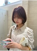 ふんわりボブ×beige color