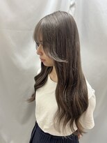 スリーク(Sleek)&nbsp;透明感グレージュ/岡山エクステ/シールエクステ/ハイトーン