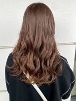 セプト 天神大名(SEPT.)&nbsp;ミルクティーベージュ ケアブリーチ 巻き髪アレンジ 20代