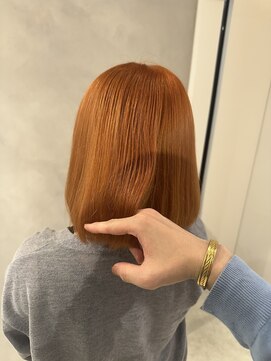 エイト ヘアサロン 渋谷本店(EIGHT) ブリーチオレンジカラー