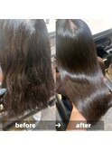 縮毛矯正/ナチュラル/ストレート/モテ髪/艶髪/髪質改善