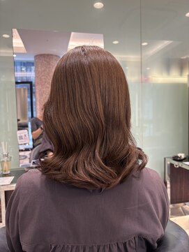 アピッシュ ギンザ(apish ginza) コテ巻き風パーマ/ミディアムパーマ/伸ばしかけ/大人パーマ