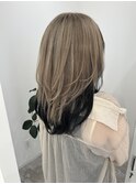 ハイトーン×ウルフカット