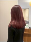 レッドカラー ［浜松/市野/浜松郊外/髪質改善/縮毛矯正]
