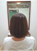 ワンレンボブ/肩上ボブ/ショートボブ/20代/30代/40代/50代