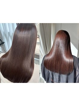 “真っ直ぐすぎない”にこだわった上質な艶と、品のある柔らかさ。大人女性のための縮毛矯正［薬院/平尾］