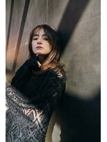 レ セゾン(Les Saisons)&nbsp;顔まわりレイヤーロング｜大人抜け感×艶ストレート