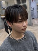 ナチュラル毛流れシースルーマッシュ h