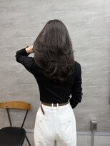 ソー(so.) ワンカールレイヤー/チョコレートブラウン/レイヤーカット/横浜