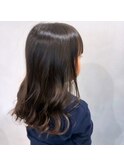 キッズ／ロング／巻き髪