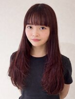キリ 逗子(kiri)&nbsp;逗子葉山レイヤーカットロングレイヤー韓国ヘア韓国カラーY184