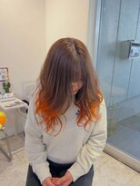 ビューティースタイルクラブ(BEAUTY STYLE CLUB)&nbsp;グラデーションオレンジ/.ケアブリーチ/髪質改善トリートメント